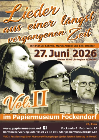 VorschauBild - Konzert „Lieder aus einer längst vergangenen Zeit, Vol. II“