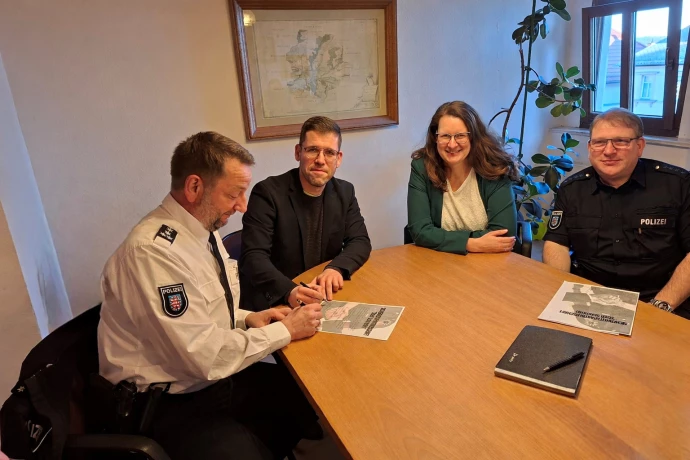 VorschauBild - Verlängerung der Sicherheitspartnerschaft zwischen Stadt Schmölln und Polizeiinspektion Altenburger Land