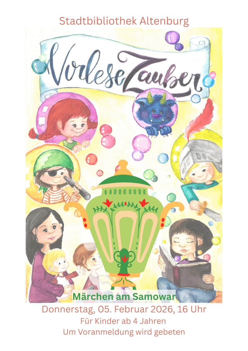 Neuer „Vorlesezauber“ mit Märchen am Samowar | 