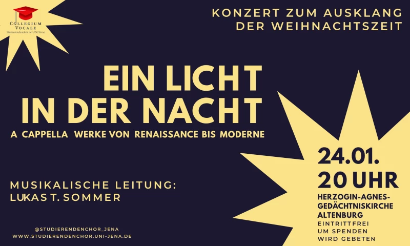 Konzert „Ein Licht in der Nacht“ in der Agneskirche | 