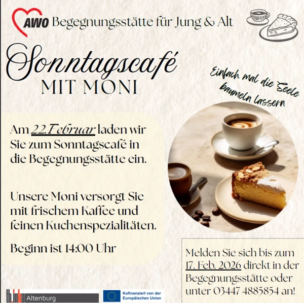 Sonntagscafé mit Moni