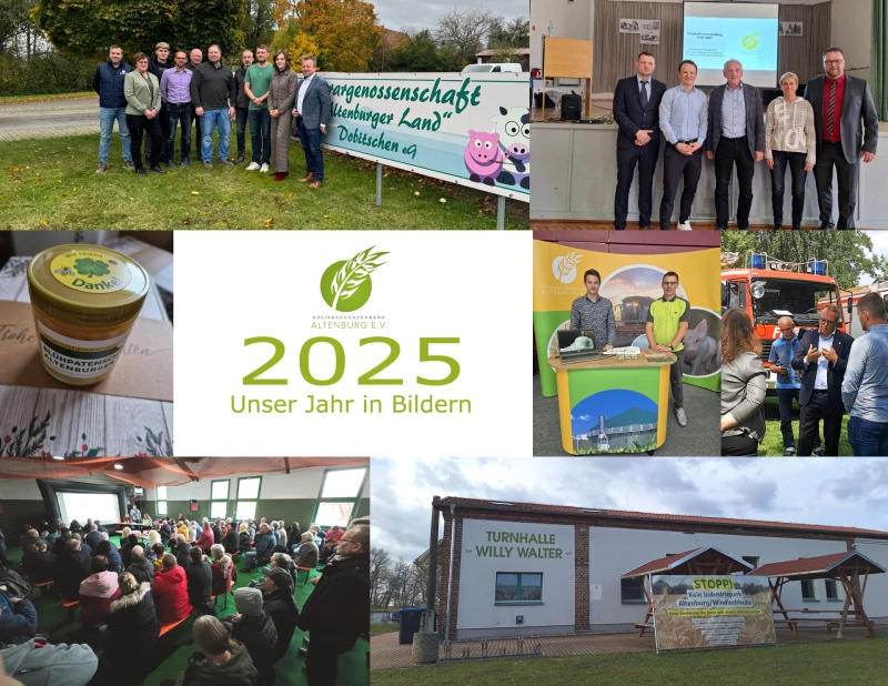 Mit Zusammenhalt durch Herausforderungen - Landwirtschaft blickt nach vorn | Fotocollage