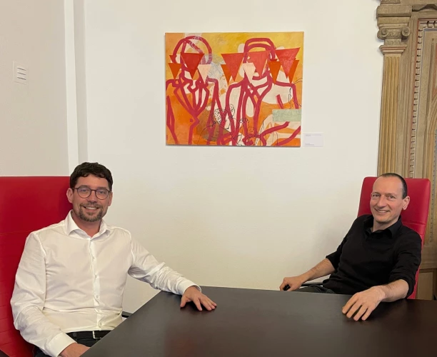 VorschauBild - Neues Gemälde aus dem Lindenau-Museum im Büro des Altenburger Oberbürgermeisters