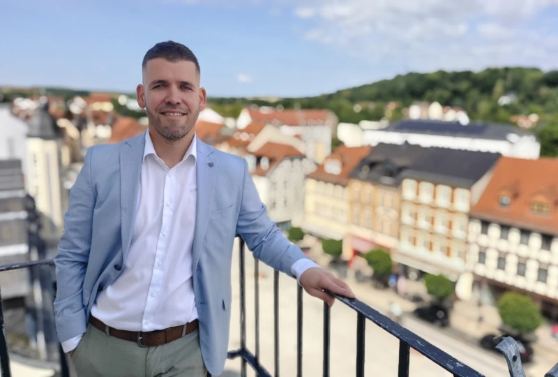 Jubiläums-Radtour des Schmöllner Bürgermeisters | Bürgermeister Sven Schrade