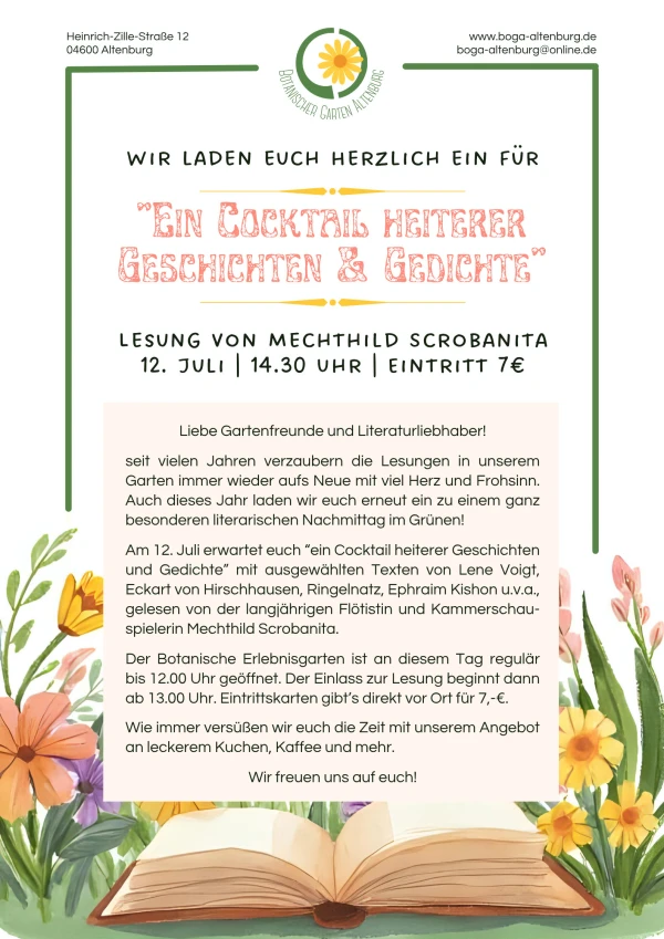 Ein Cocktail heiterer Geschichten und Gedichte
