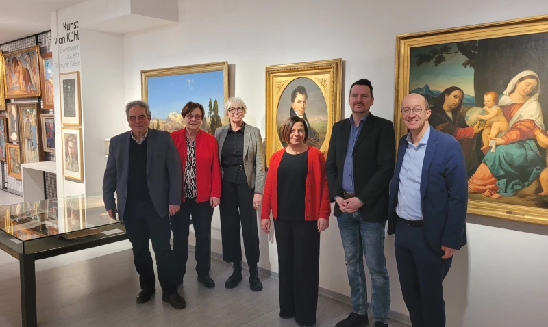 Gemeinsamer Austausch der Fördervereine aus Gotha und Altenburg | V.l.n.r.: Klaus Kleinsteuber, Helene Kleinsteuber, Sibylle Zacharias, Katja Rettig, Frank Tanzmann, Dr. Roland Krischke