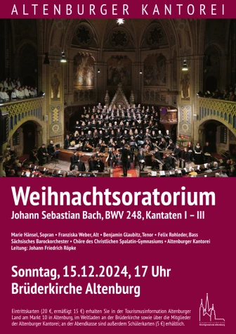 VorschauBild - Traditionelles Weihnachtsoratorium in Altenburg