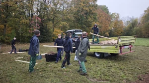 Neun neue Bäume für den Pfefferberg in Schmölln