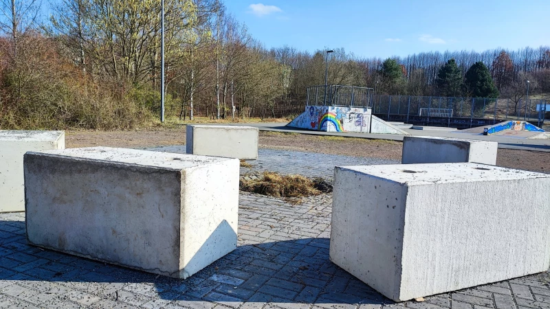 Umgestaltung des Schmöllner Skaterparks abgeschlossen | Aktuellen Stand der Umbaumaßnahmen im Skaterpark, Crimmitschauer Straße