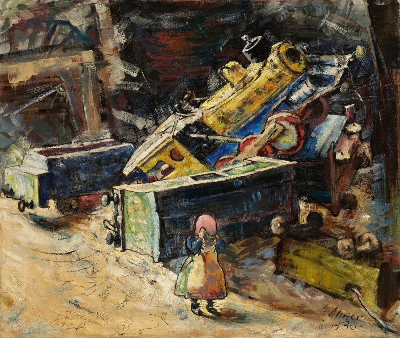 Natürliche Zusammenhänge – Leben und Werk von Alfred Ahner |  Alfred Ahner, Eisenbahnunglück, 1930