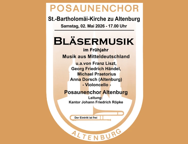 Bläsermusik im Frühjahr — St. Bartholomäi-Kirche, 2. Mai 2026 | 