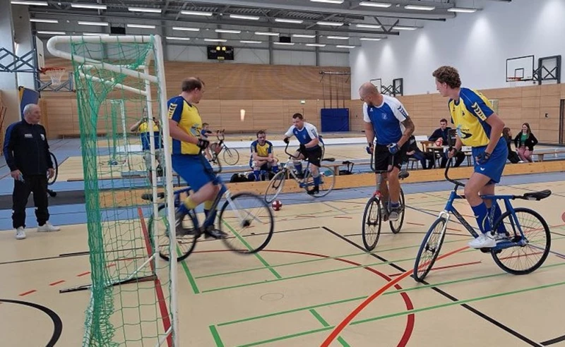 Thüringenpokal im Radball der Elite 2023 | Endrundenspiel: SV Blau-Gelb Ehrenberg 1 – SV Ilfeld 5:1