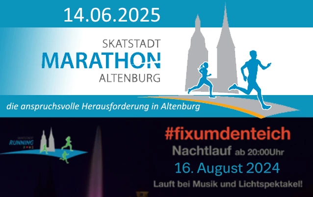 Skatstadtmarathon 2025 | #fixumdenteich Nachtlauf 2024