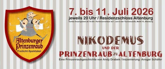 VorschauBild - Vorverkauf gestartet: Altenburger Prinzenraub 2026 mit neuer Inszenierung