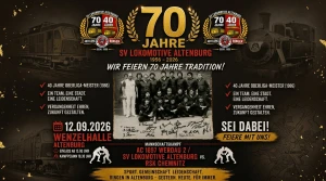 70 Jahre Ringen in Altenburg: SV Lokomotive feiert Jubiläum mit großem Heimkampf