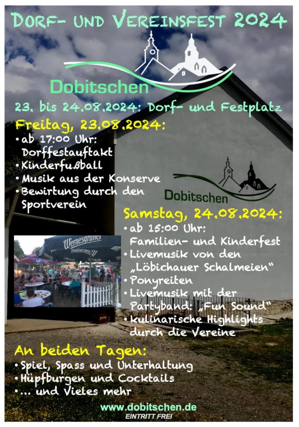 Dorf- und Vereinsfest in Dobitschen