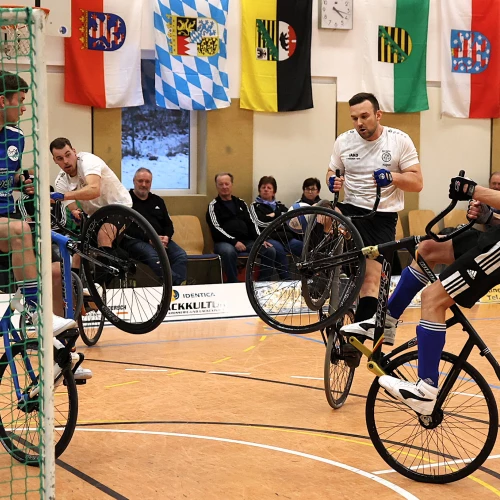 46. Intern. Neujahrsturnier SV Blau-Gelb Ehrenberg - Vorrunde Langenwolschendorf - Hofen