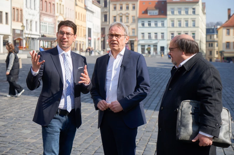 Antrittsbesuch von Innenminister Georg Maier in Altenburg | Antrittsbesuch von Minister Georg Maier in Altenburg