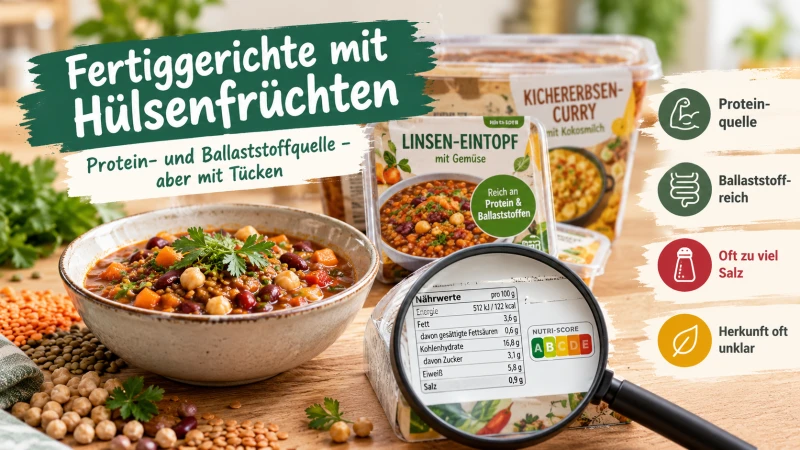 Fertiggerichte mit Hülsenfrüchten: Was steckt drin? | 
