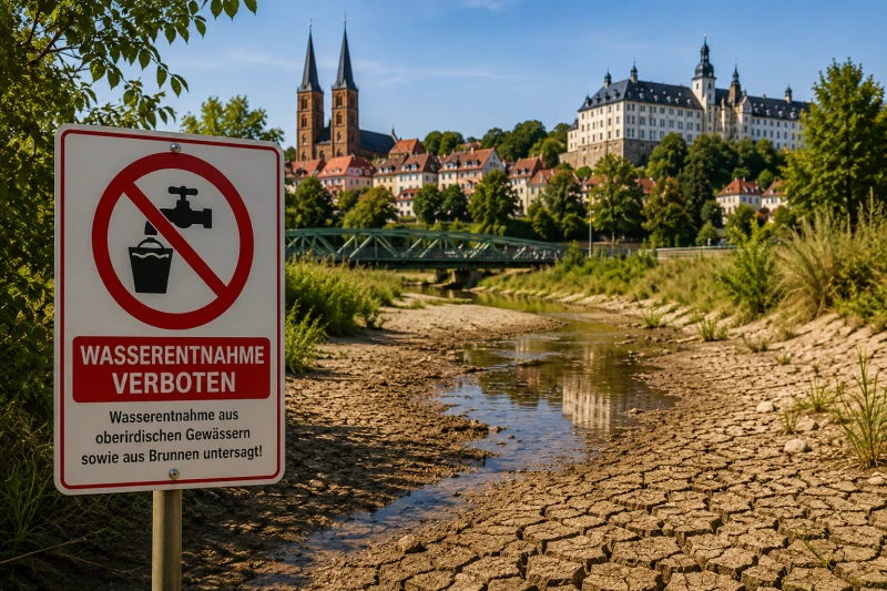 Sofortiges Verbot im Landkreis: Wasserentnahme aus Bächen, Seen und Brunnen untersagt | 