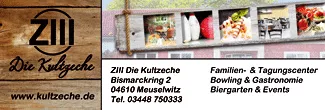 Banner - <strong>MAZ Fitness- und Freizeit GmbH</strong><br>Meuselwitzer Altes Zechenhaus</span><span><br>Bismark-Ring 2</span><span><br>04610 Meuselwitz<br><a rel="noopener" href="http://www.kultzeche.de/" target="_blank">www.kultzeche.de</a>