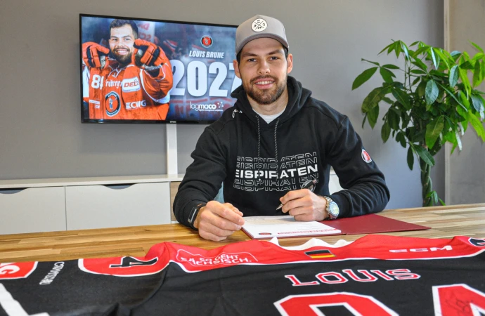 VorschauBild - Adam McCormick und Louis Brune verlängern – Eispiraten setzen auf Kontinuität für 2026/27