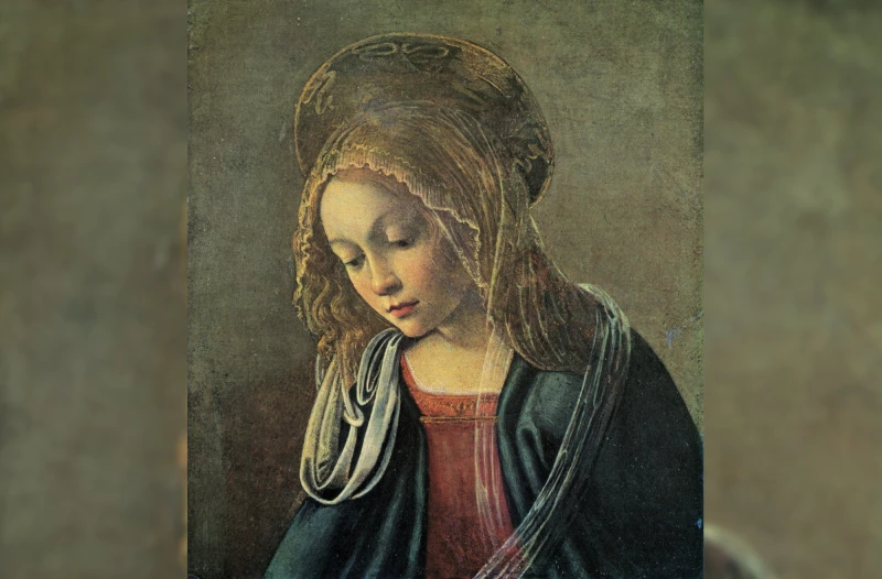 Als das Lindenau-Museum zum Tatort wurde | Florentinischer Maler, Madonna, um 1490-1495, Verlust durch Diebstahl im Jahre 1967