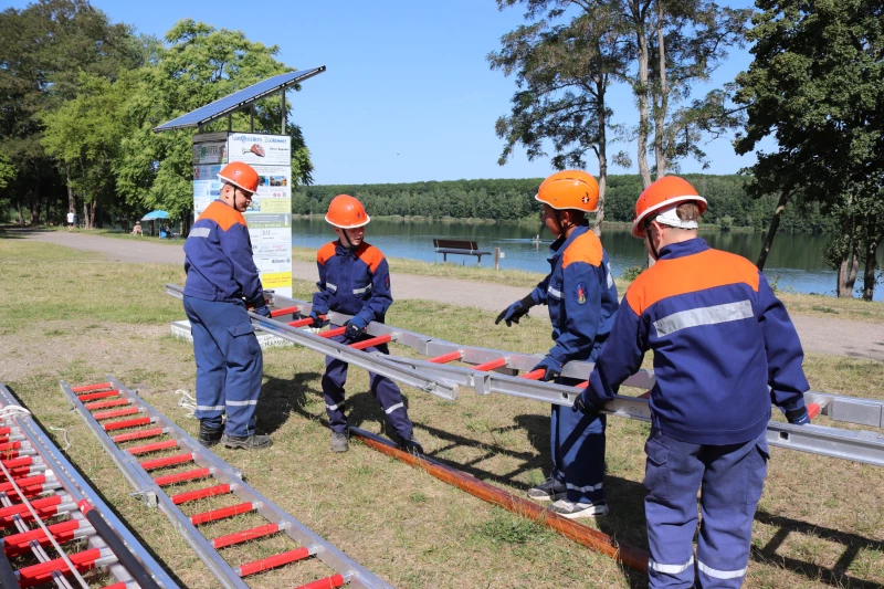Feuerwehrnachwuchs wetteifert in Pahna um den Kreispokal | Kreiszeltlager der Jugendfeuerwehren 2025
