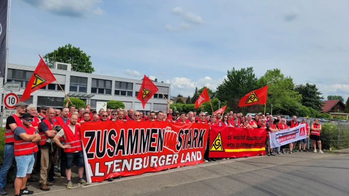 VorschauBild - DGB Altenburger Land solidarisch mit den Beschäftigten von Kelvion - Schließungspläne sind weiterer Rückschlag für den Industriestandort Altenburger Land