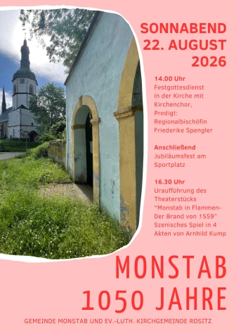 VorschauBild - 1050 Jahre Monstab - Festgottesdienst und Jubiläumsveranstaltung