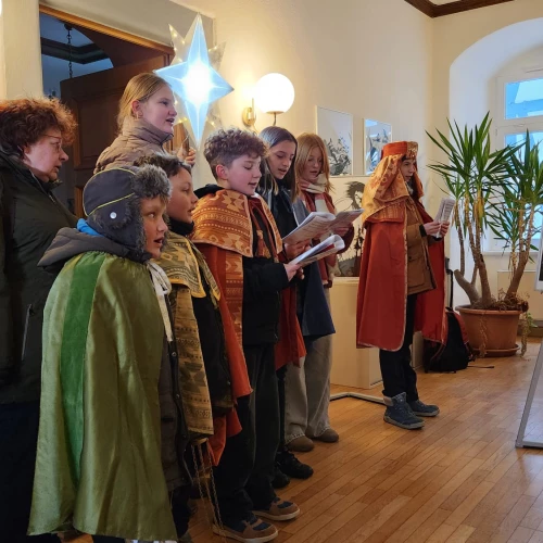Sternsinger im Schmöllner Rathaus