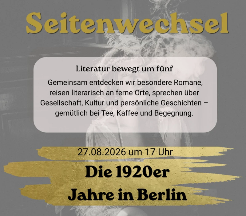 „Seitenwechsel“ in Altenburg: Auf ins Berlin der 1920er Jahre | 