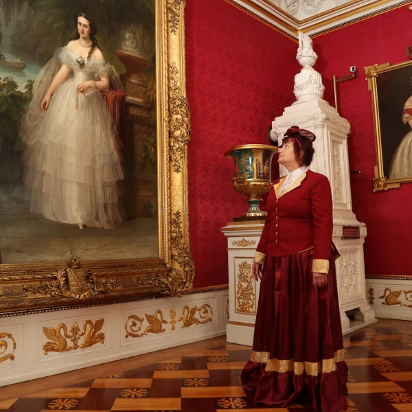 Rundgang mit der Hofdame Margarethe von Pawel