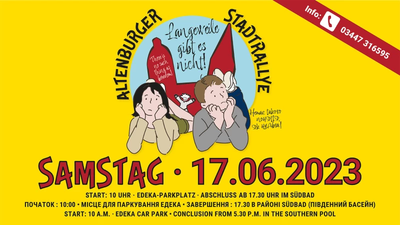 Altenburger Stadtrallye 2023 – Langeweile gibt es nicht | 
