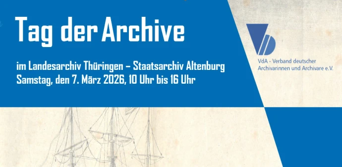 VorschauBild - Tag der Archive im Landesarchiv Thüringen