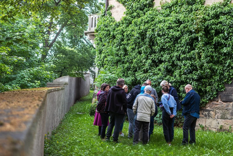 Entlang der Zwingermauer des Altenburger Schlosses | Zwingerführung im Residenzschloss Altenburg