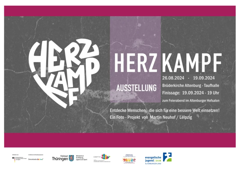 „Herzkampf Ausstellung“ in der Brüderkirche Altenburg | 