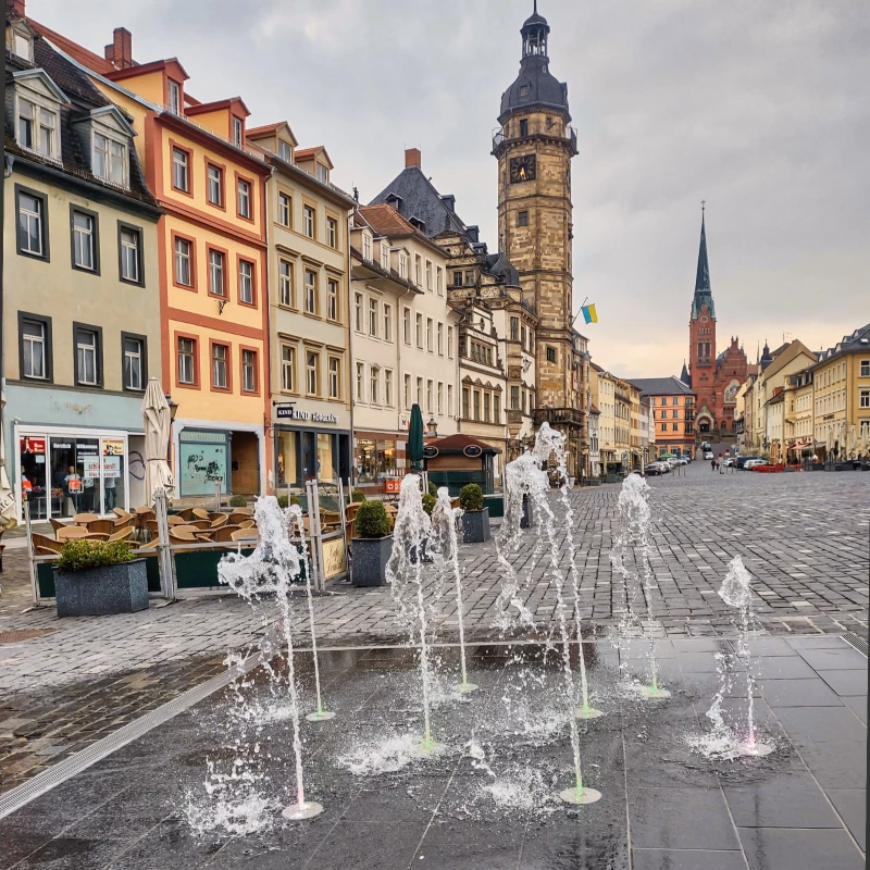 Winterpause für Altenburger Wasserspiel | Wasserspiel auf dem Altenburger Markt