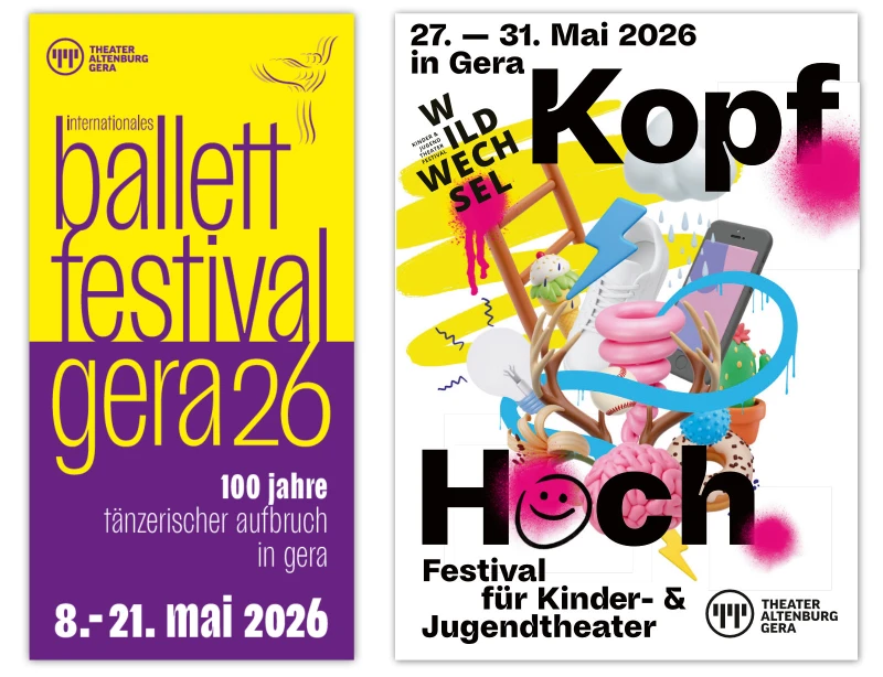 Gera wird Festivalstadt: Internationales BallettFestival & WILDWECHSEL im Mai | 