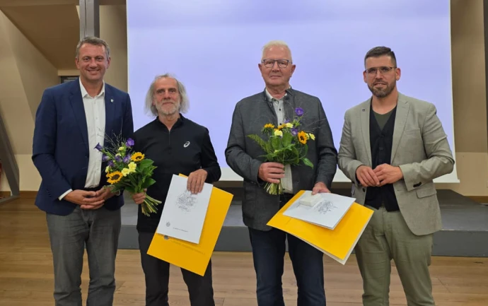 VorschauBild - 68 Jahre Bürgermeisteramt: Klaus Hermann und Rolf Hermann ausgezeichnet