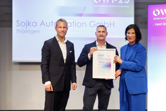 VorschauBild - Sojka Automation aus dem Altenburger Land mit dem Wirtschaftspreis „Vorsprung“ geehrt