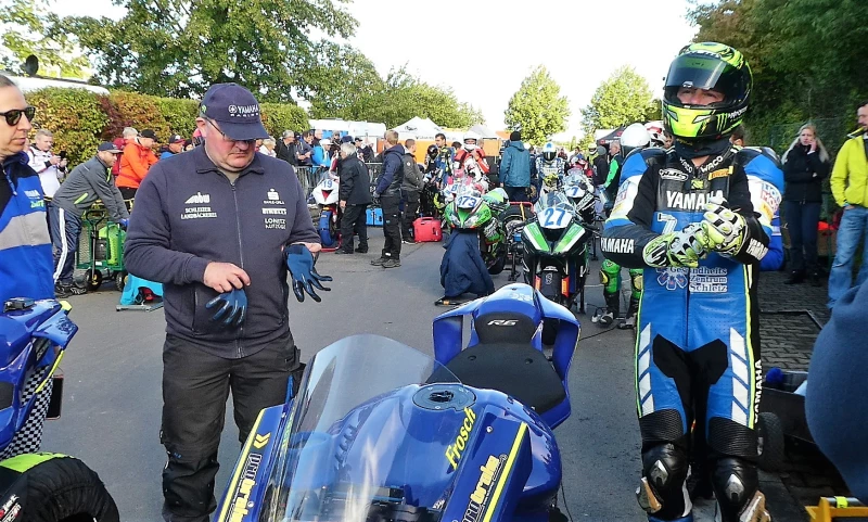 60. Internationales Frohburger ADAC-Dreieckrennen am 16./17.September 2023 | Der Schleizer Sebastian Frotscher (hier 2022) kann beim Frohburg-Finale der IRRC-Supersportklasse durchaus noch einen Podestplatz in der Gesamtwertung erreichen