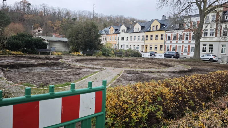 Umgestaltung im Dahliengarten in Schmölln | Umgestaltung im Dahliengarten