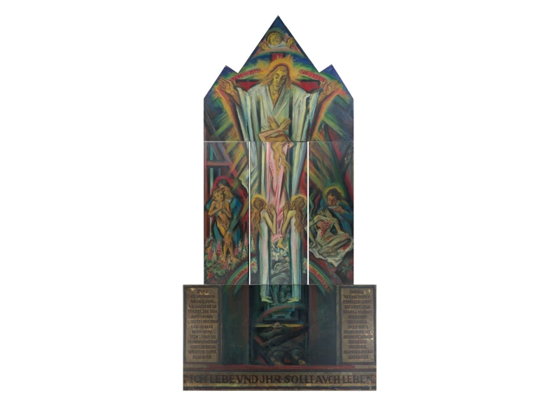 Unvergessen – ein Altar Ernst Müller-Gräfes kehrt zurück | Ernst Müller-Gräfe, Gedächtnisaltar für Elfriede Friedrich, 1925-1927