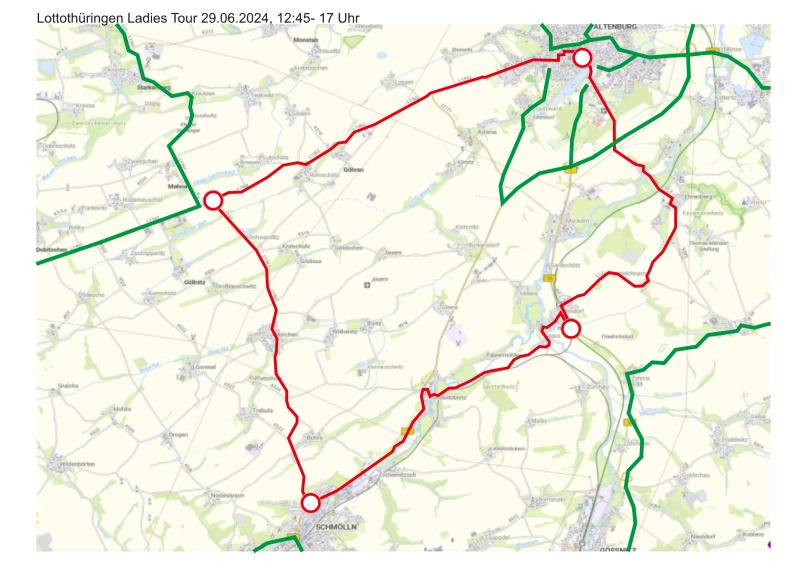 Verkehrsinfos zur „Lotto Thüringen Ladies Tour“ | 