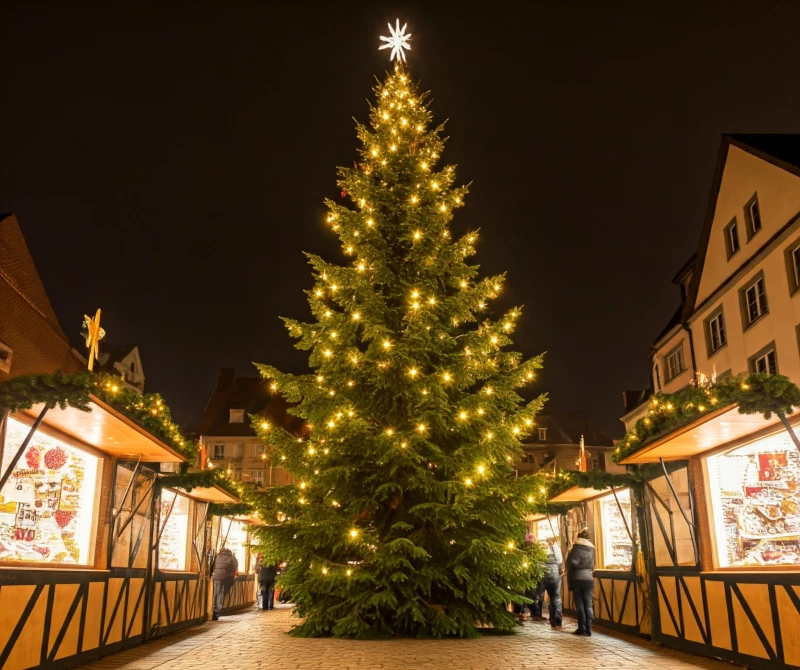 Weihnachtszauber in Altenburg: Prächtige Tanne kommt am 13. November | 