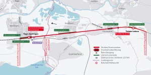 Umfangreiche Bauarbeiten Regis‑Breitingen – Treben‑Lehma (3. April–17. Mai 2026)