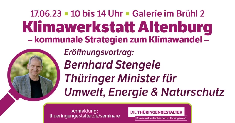 Klimawerkstatt: ‚Kommunale Strategien zum Klimawandel“ | 