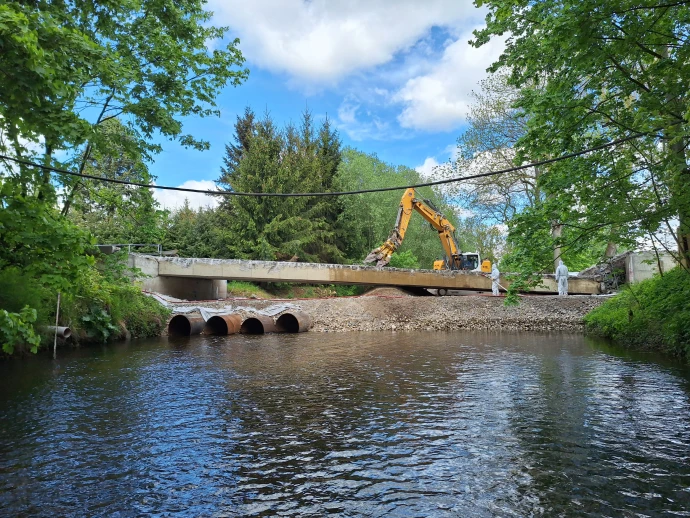 VorschauBild - Kotteritzer Brücke kurz vor Verkehrsfreigabe