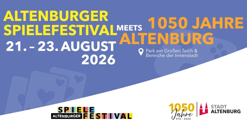 Altenburger Spielefestival: Rund 100 Angebote laden zum Mitmachen ein | 